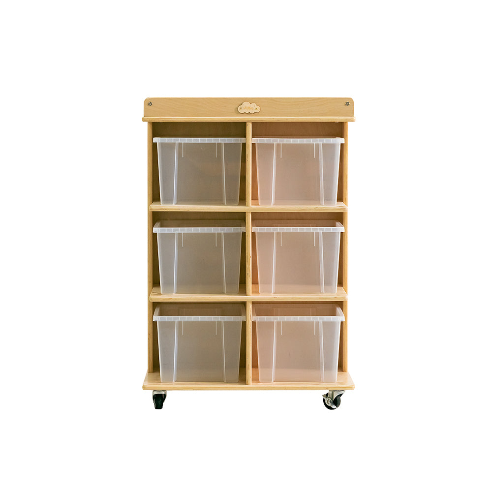 Jooyes 6 Tray Storage Cabinet With Castors