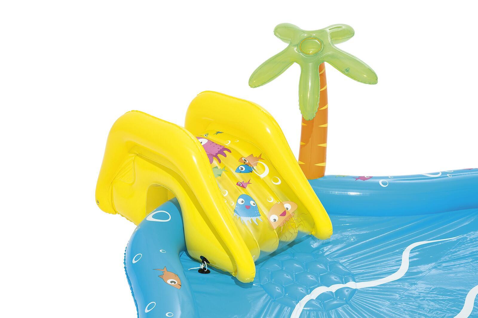 Inflatable Sea Life Water Fun Park Pool 273L with Slide