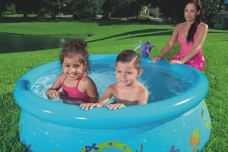 Durable Inflatable Spray Pool for Kids with Puncture-Resistant Walls - Bestway H2OGO