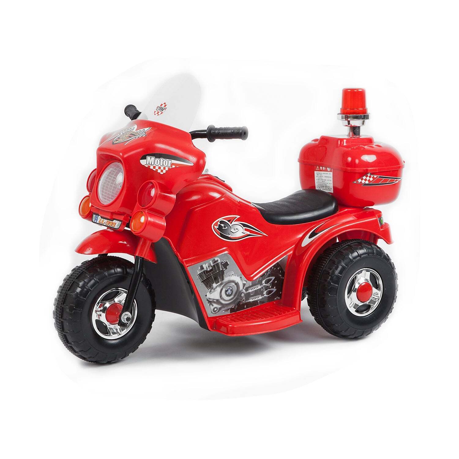 Rechargeable 6V Ride-On Motorcycle with Lights & Sounds