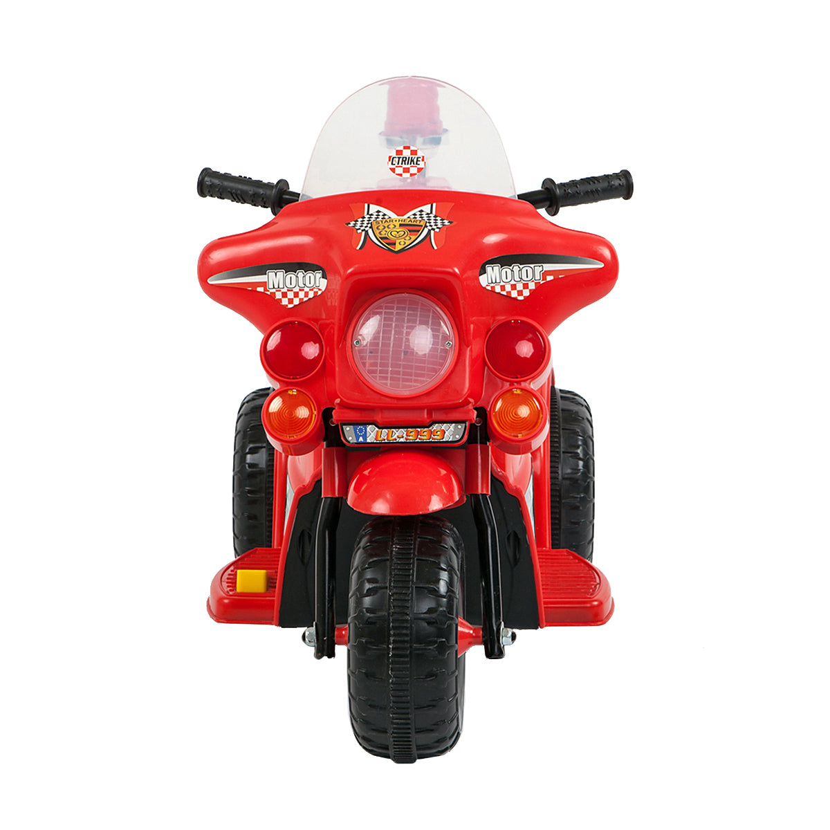 Rechargeable 6V Ride-On Motorcycle with Lights & Sounds