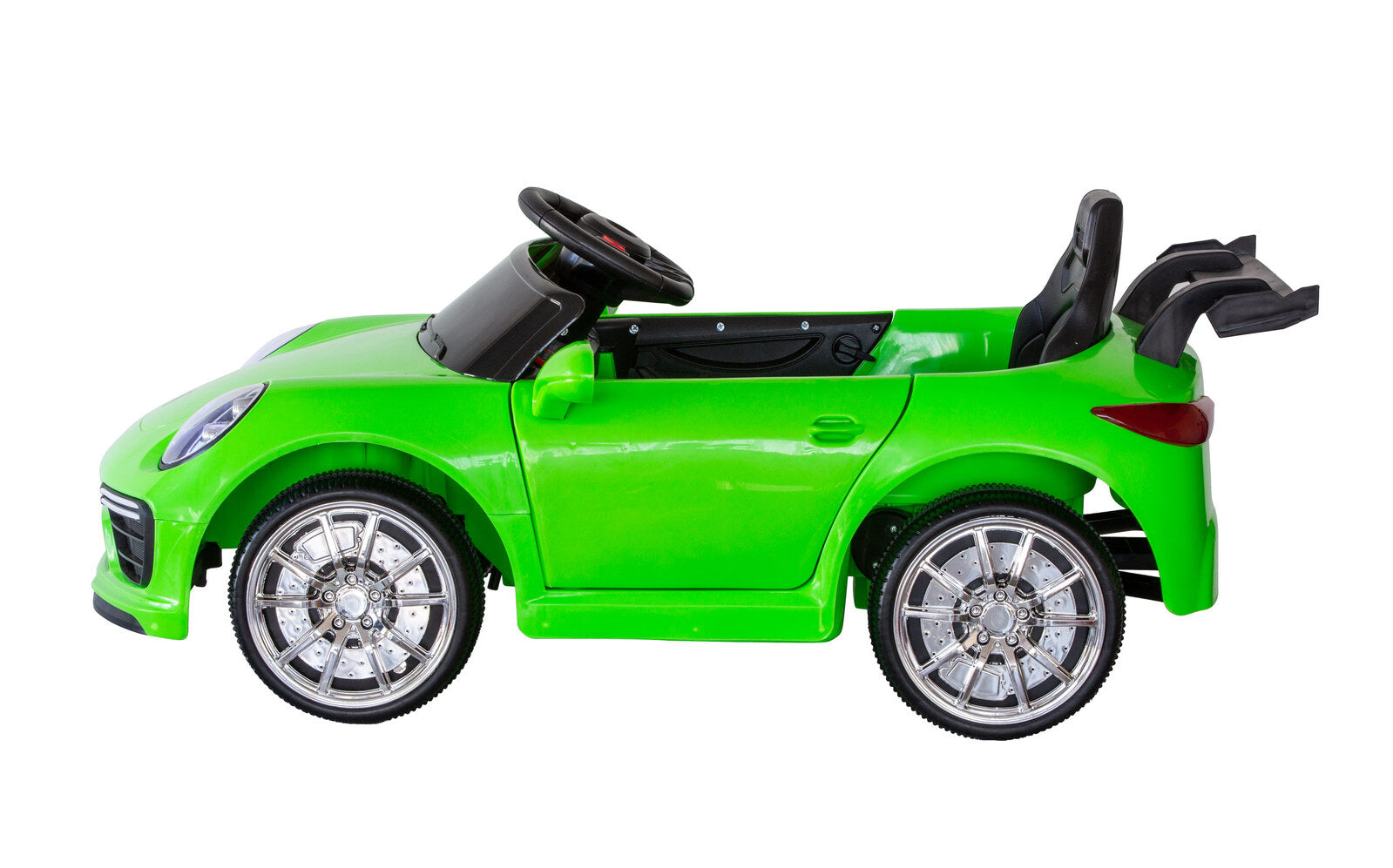 Porsche-inspired Design Ride-on Green Electric Car with Parental Remote Control