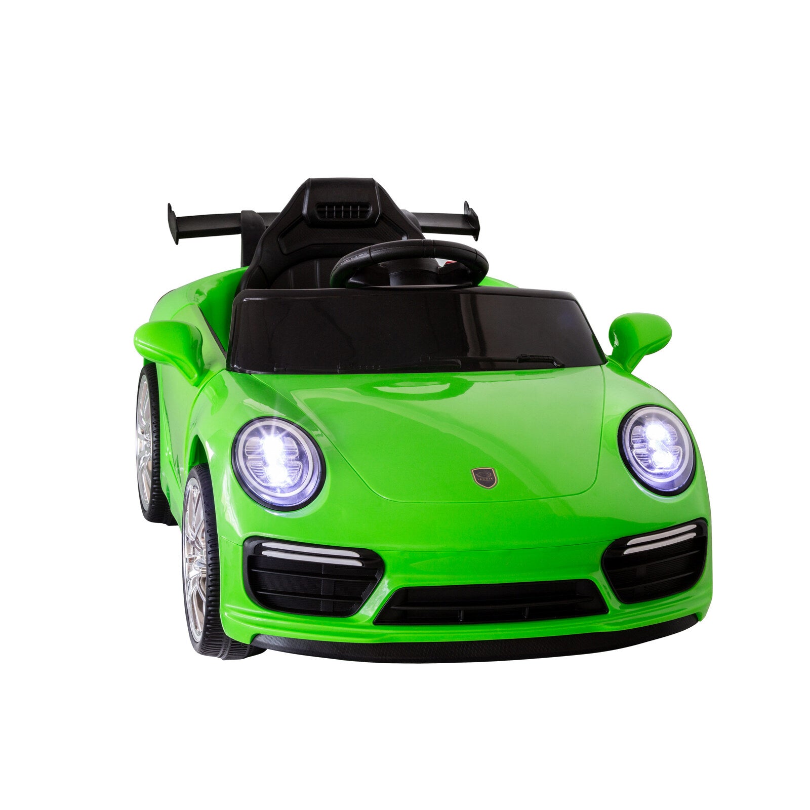 Porsche-inspired Design Ride-on Green Electric Car with Parental Remote Control