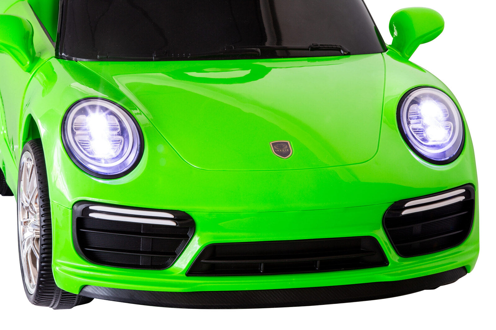 Porsche-inspired Design Ride-on Green Electric Car with Parental Remote Control