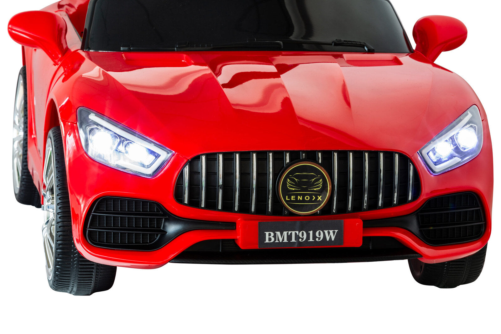 Mercedes-inspired Design Ride-on Red Electric Car with Parental Remote Control