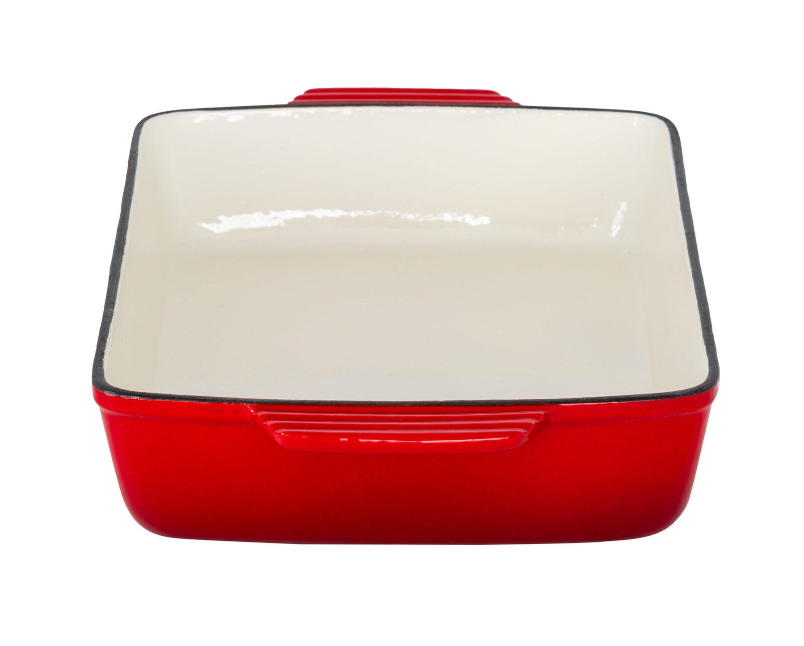 Enamelled Cast Iron 38.5x23cm Rectangular Roaster 3.4L - Red