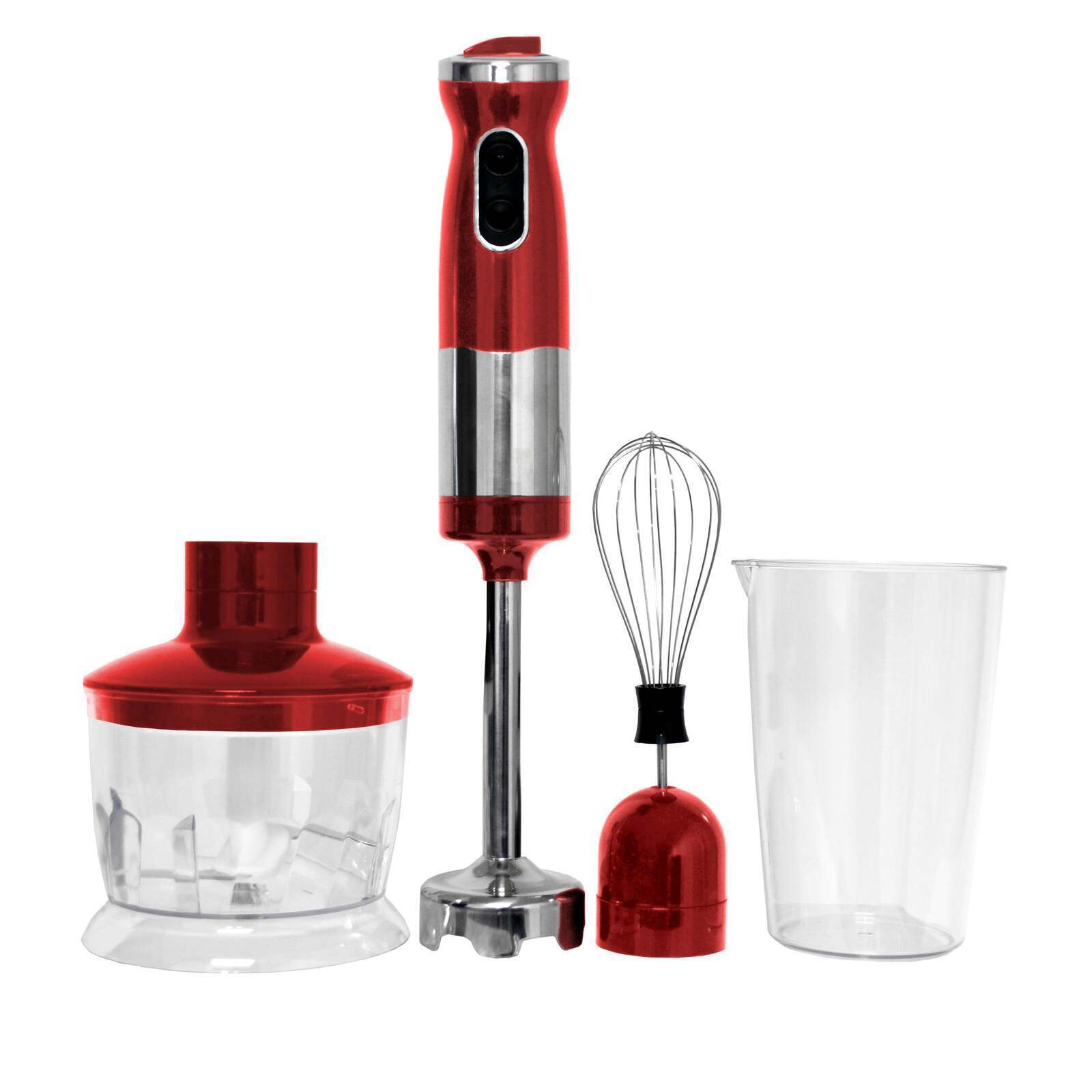 Electric Stick/ Hand Blender & Mixer Red 700ml Capacity