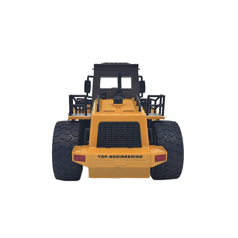Remote Control Model Bulldozer Truck Yellow , Driving Cab and Scoop