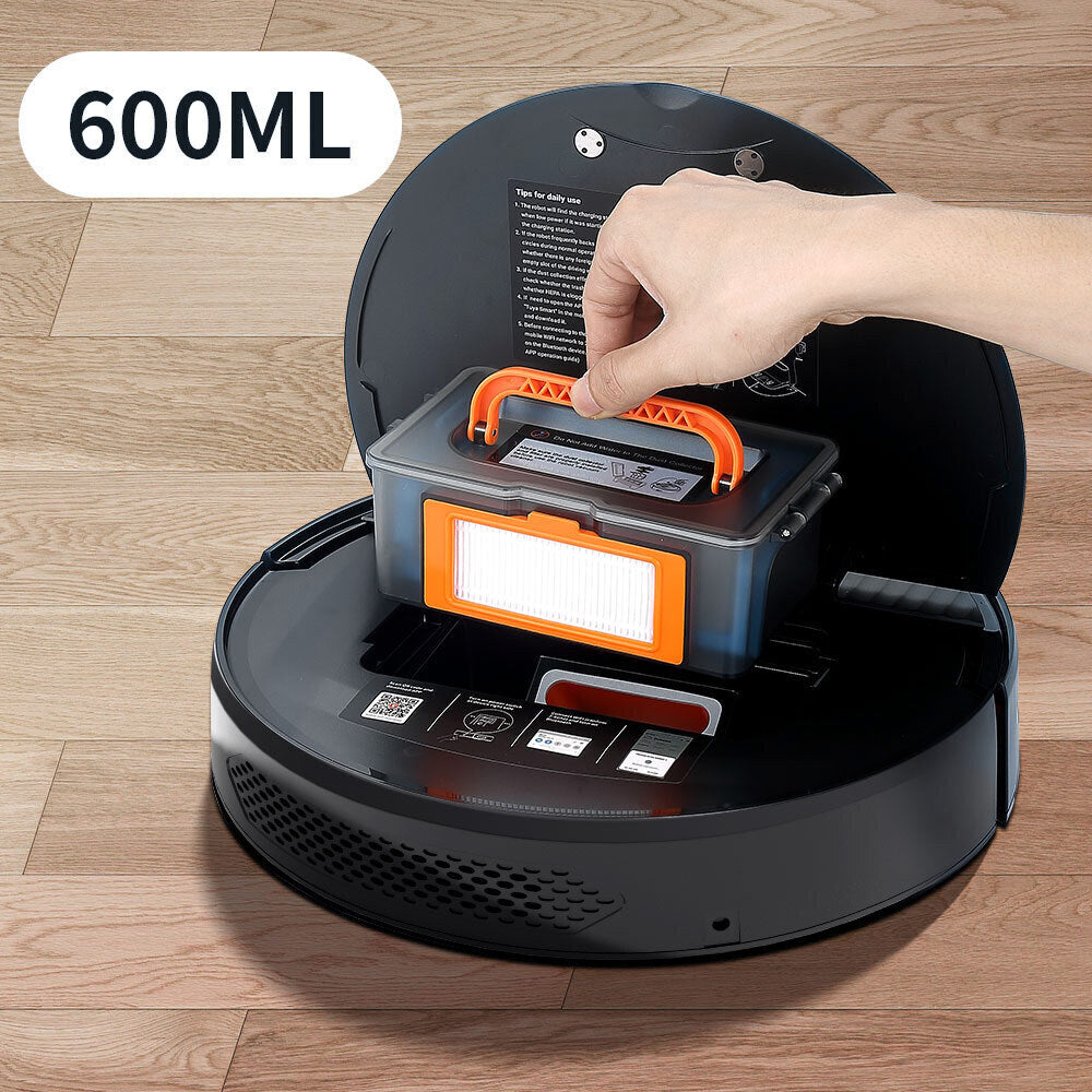 1800Pa Suction Robot Vacuum & Mop with HEPA Filter, 4400mAh Battery