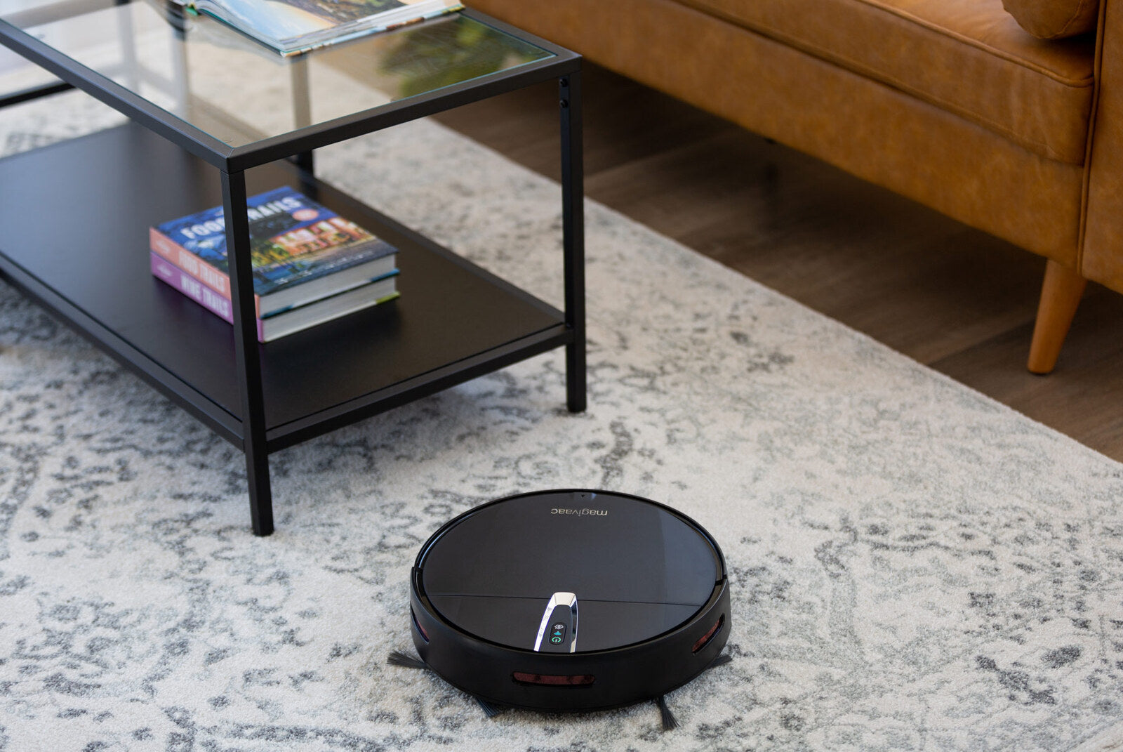 Smart Robot Vacuum Cleaner w/ 3-in-1 HEPA & Mopping Pad Black