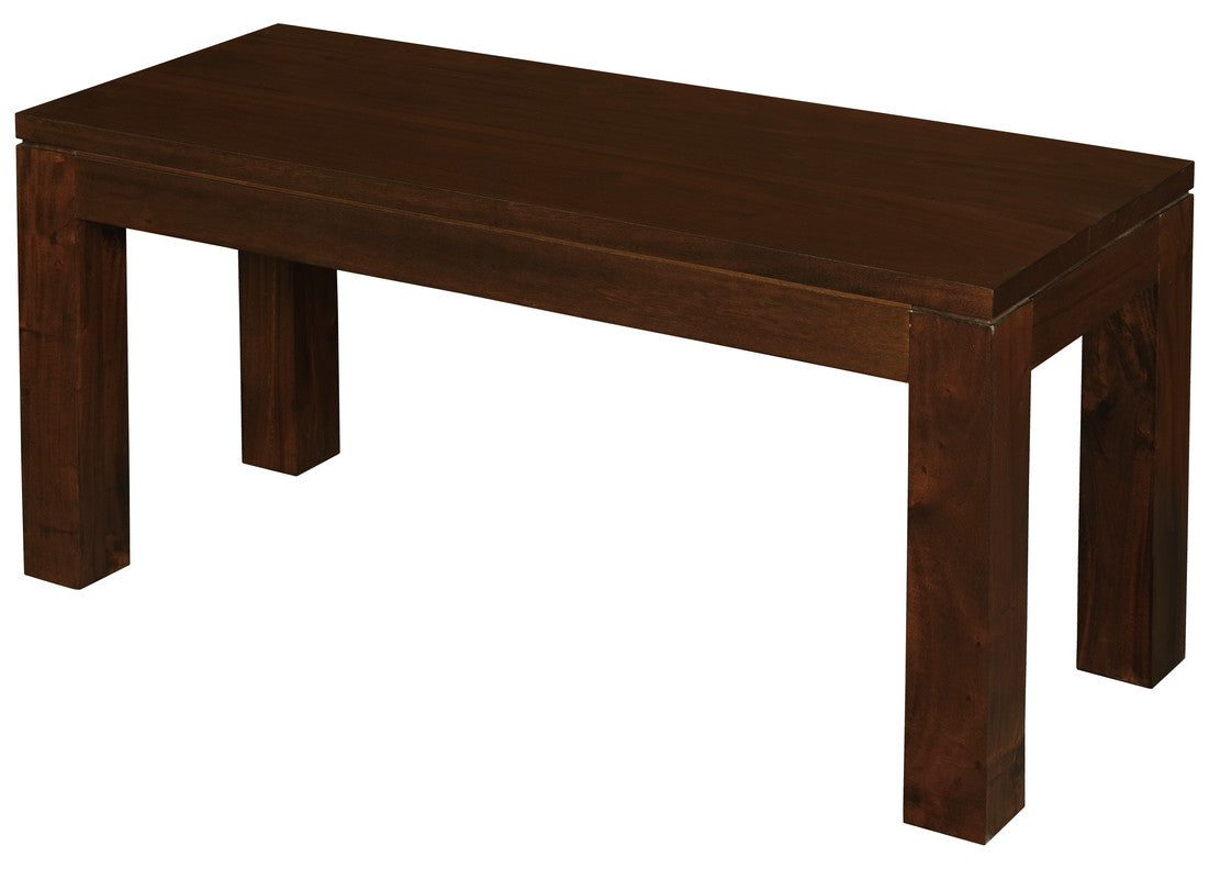 Amsterdam Solid Timber Bench 90 x 35 cm Mahogany