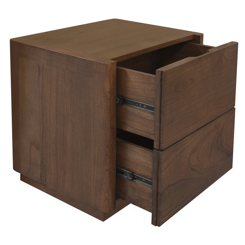 Gatsby 2-Drawer Bedside Table Walnut