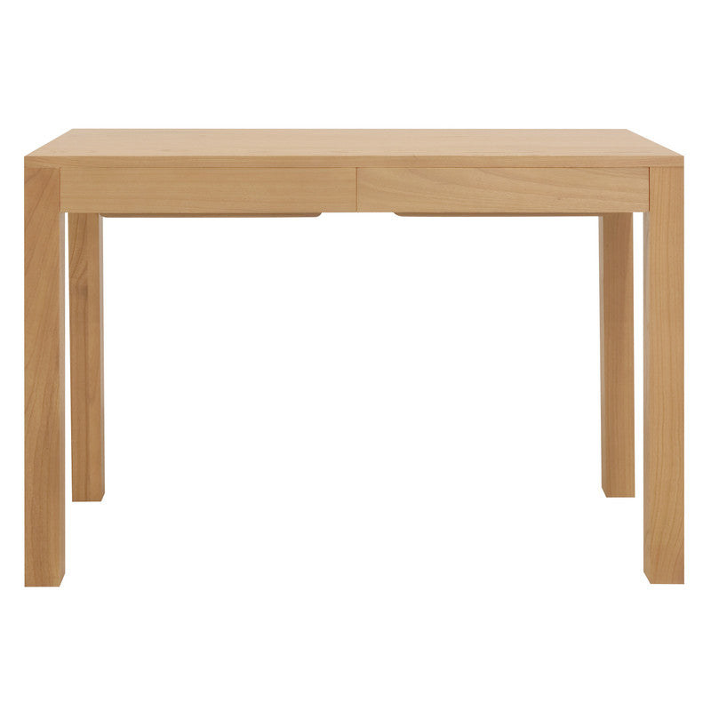 Amsterdam 2 Drawer Solid Mindi Wood Sofa Table Natural