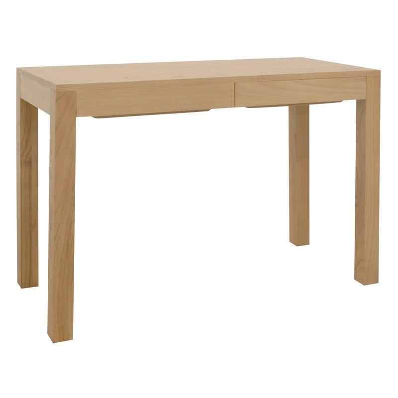 Amsterdam 2 Drawer Solid Mindi Wood Sofa Table Natural