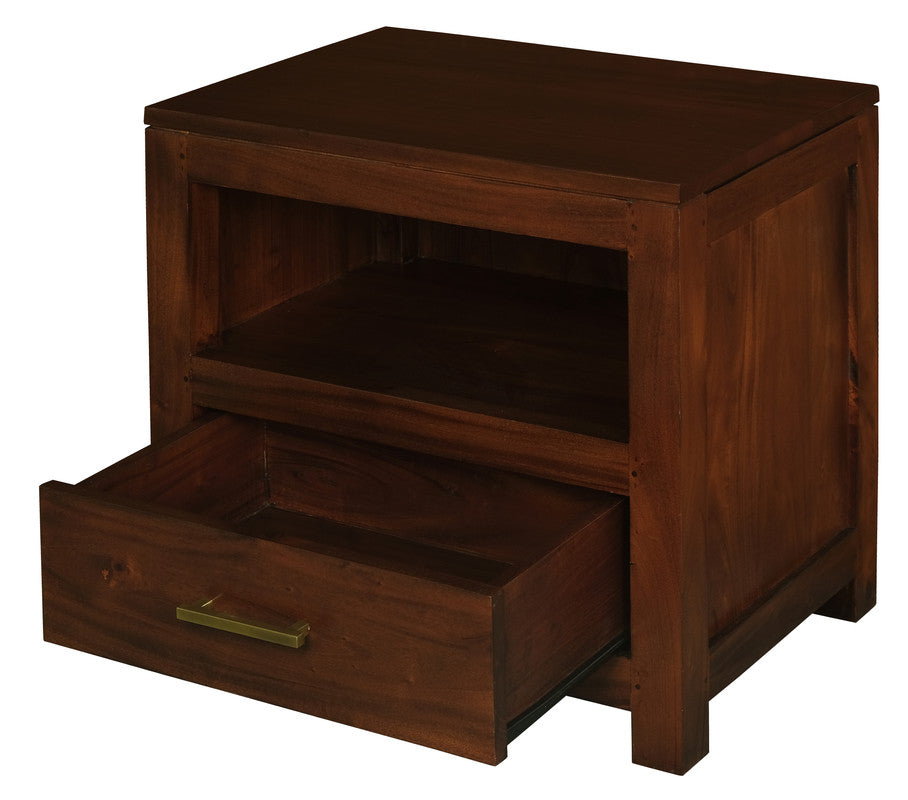 Paris 1 Drawer Solid Mahogany Timber Lamp Table Mahogany