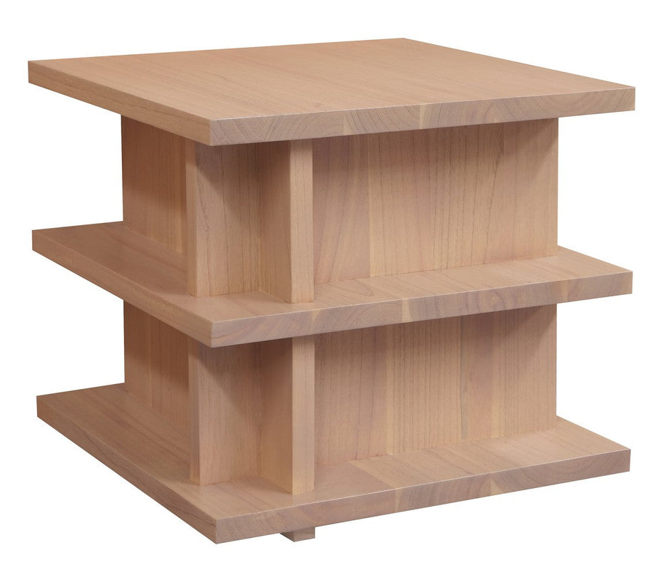 Hudson Oversized Square Side Table Natural