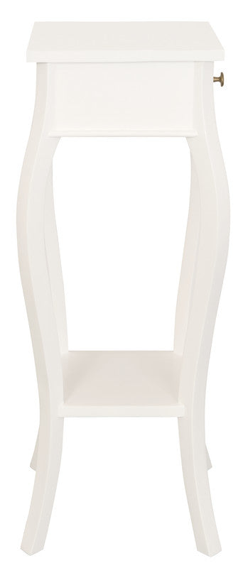 Cabriole Leg Plant Stand White