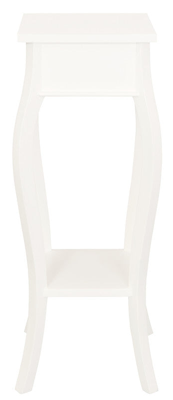 Cabriole Leg Plant Stand White