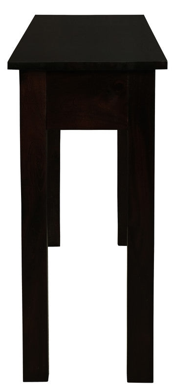 2 Drawer Straight Leg Sofa/Hall Table Chocolate