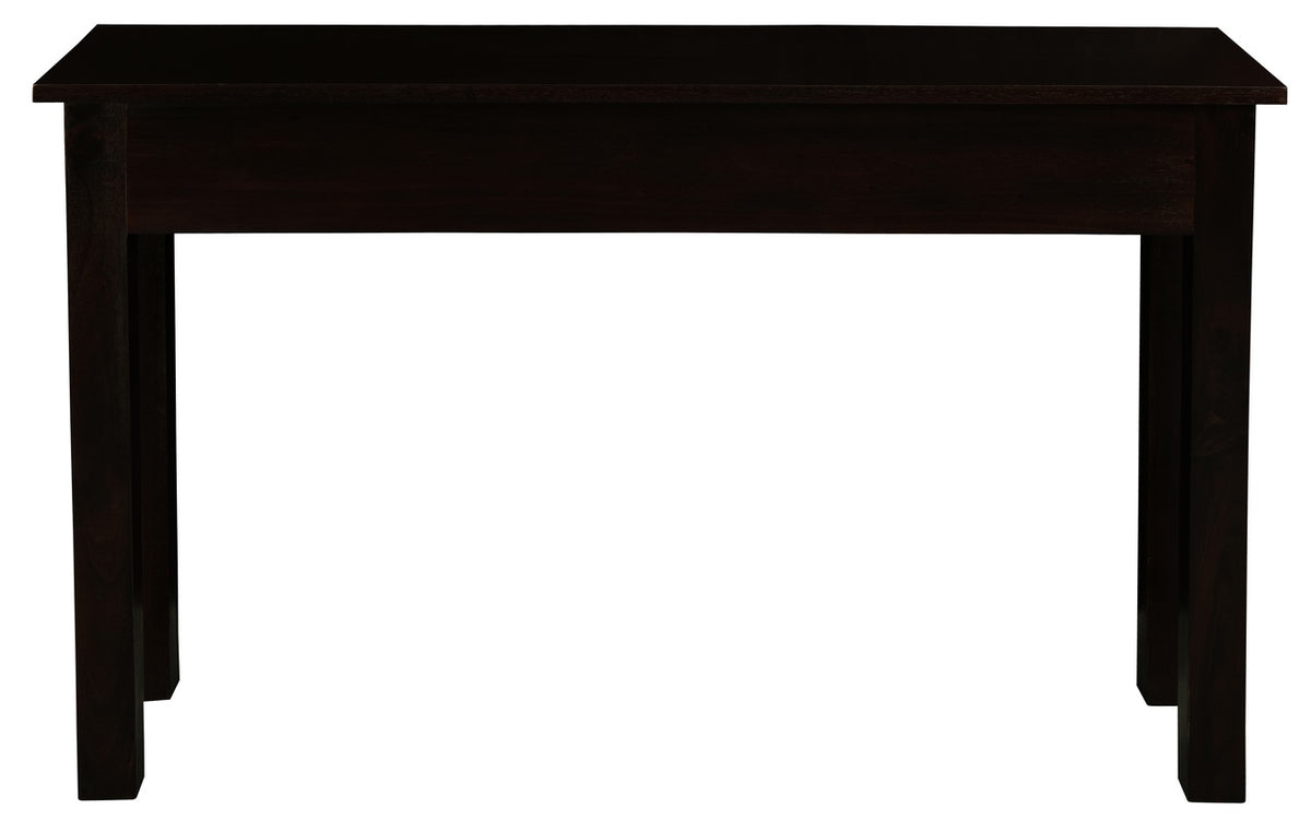 2 Drawer Straight Leg Sofa/Hall Table Chocolate