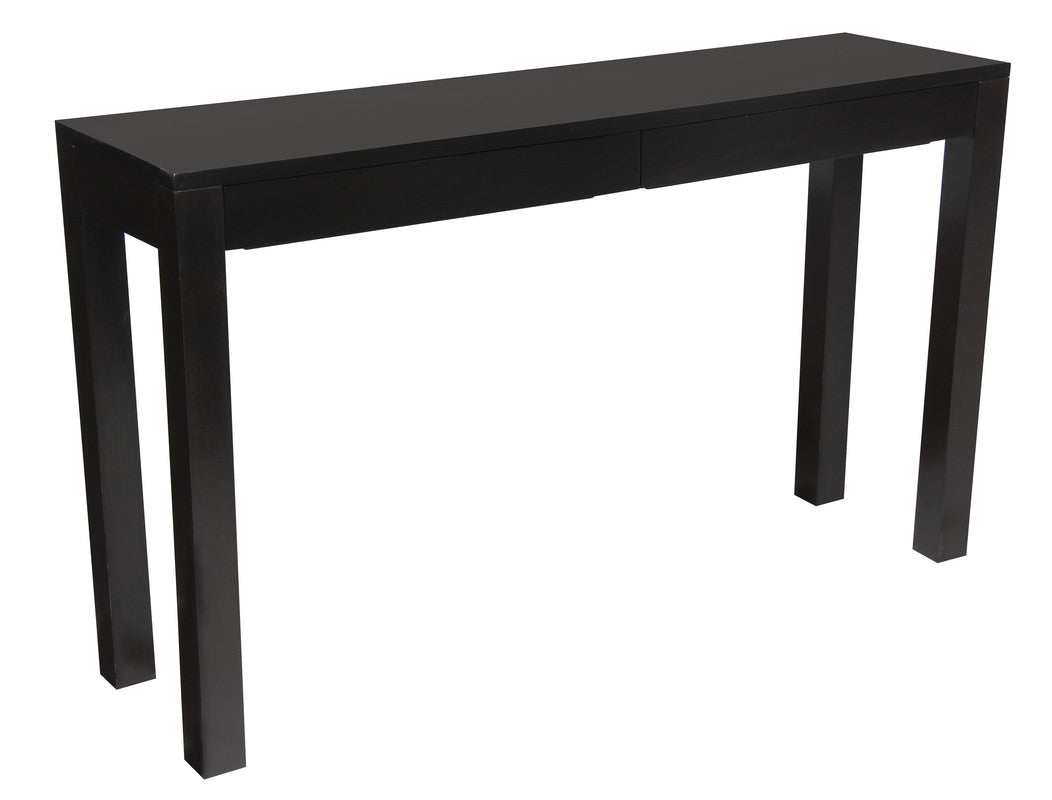 Amsterdam 2 Drawer Sofa Table Chocolate