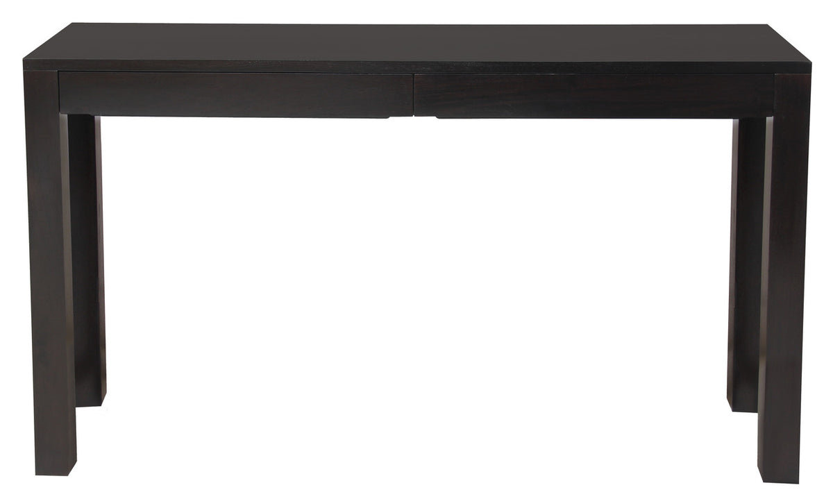 Amsterdam 2 Drawer Sofa Table Chocolate