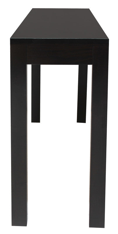 Amsterdam 2 Drawer Sofa Table Chocolate
