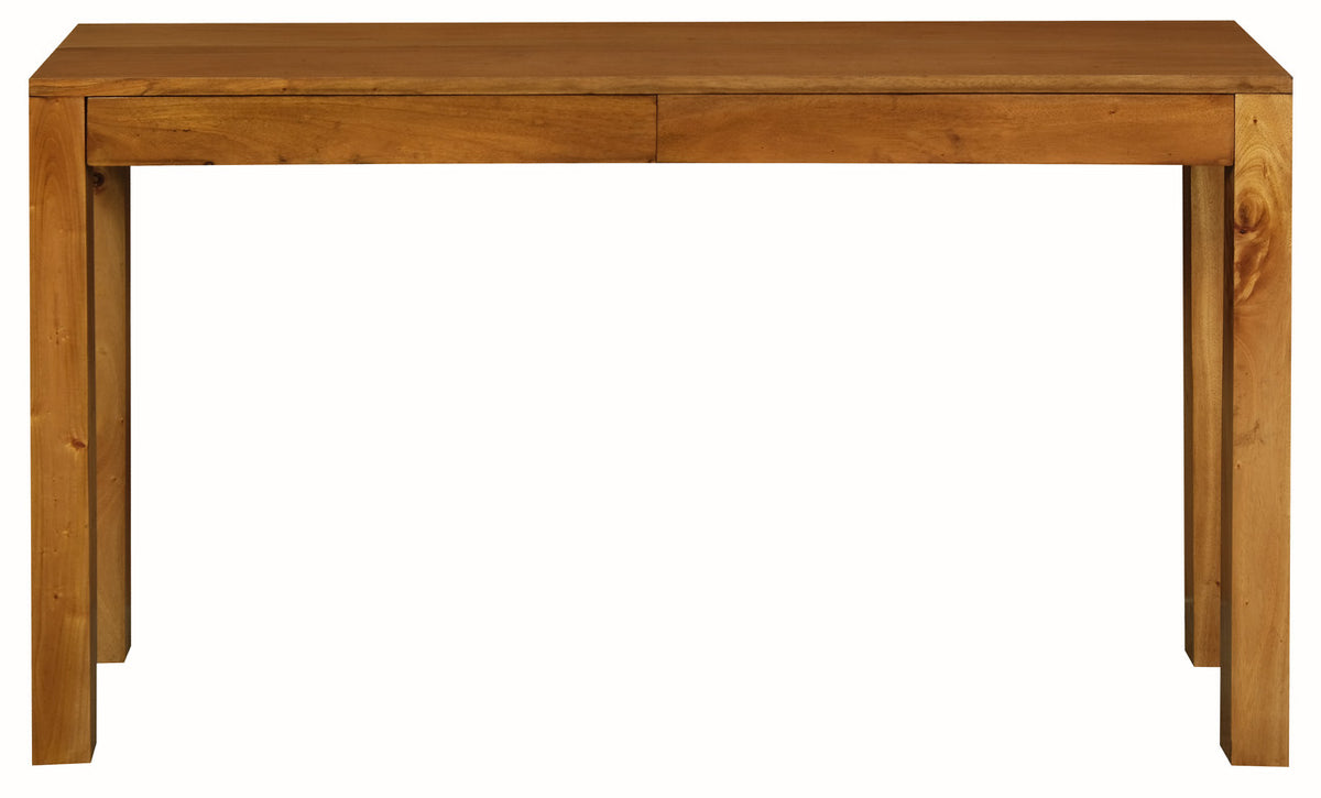 Amsterdam 2 Drawer Sofa Table Light Pecan