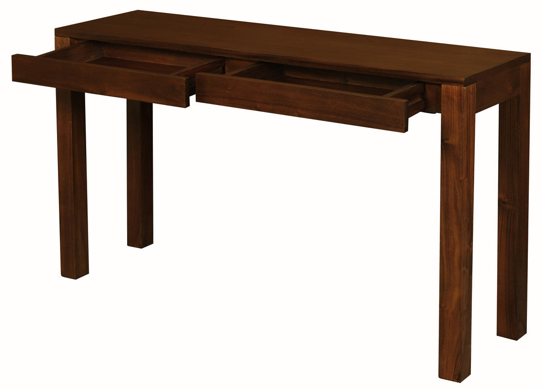Amsterdam 2 Drawer Sofa Table Mahogany