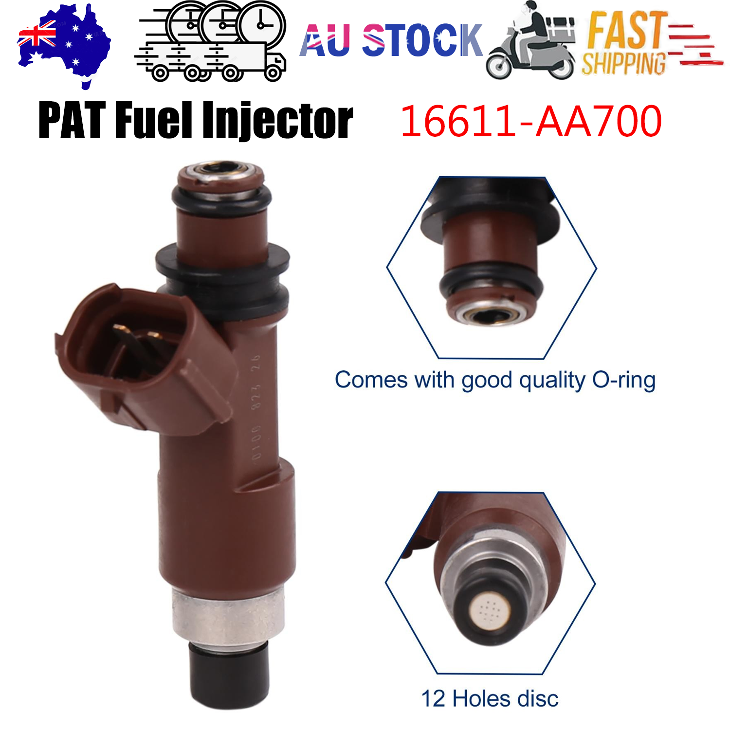PAT Fuel Injector For Subaru Legacy BP/BL B13 3.0L EZ30D 4D Wagon/Sedan AU