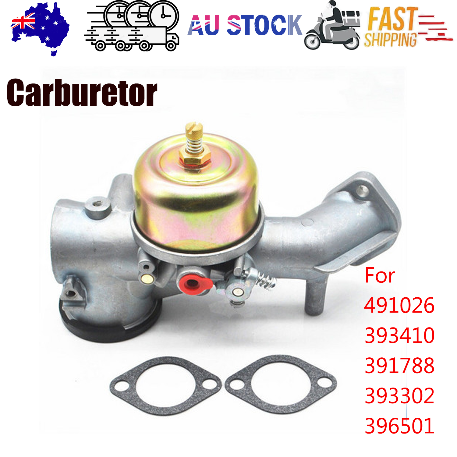 Carburetor For Briggs & Stratton 12HP Engine 491026 393410 391788 393302 396501