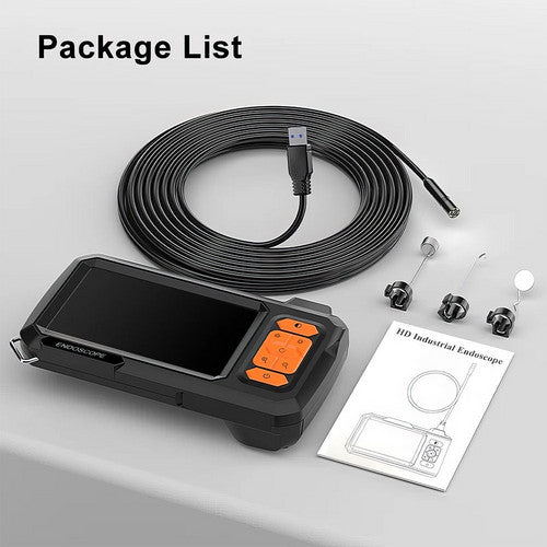 2M 8mm Lens Industrial Endoscope 1080P Digital Borescope Inspection Camera LED Lamp