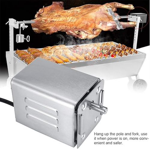 Stainless Steel Electric BBQ Rotisserie Motor 15W AU Plug