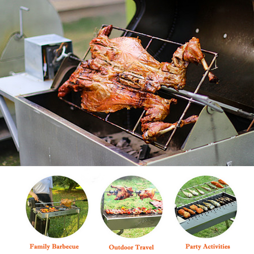 Stainless Steel Electric BBQ Rotisserie Motor 15W AU Plug