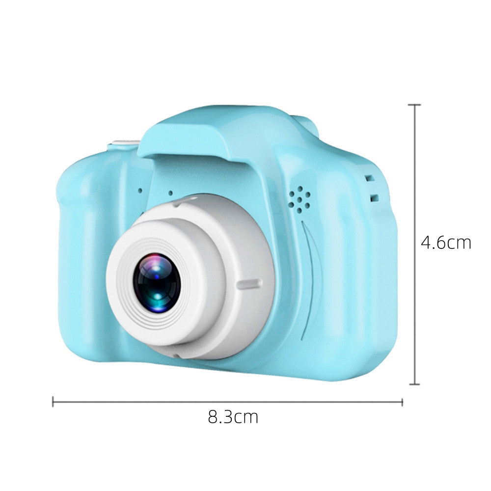 HD Mini Kids Camera 2.0" LCD, 32GB Card, Games, Blue