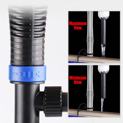 Aquarium cleaner 20W 1000L/H &15W/ 66LED RGBW aluminum shell bracket light 40CM/28-button control