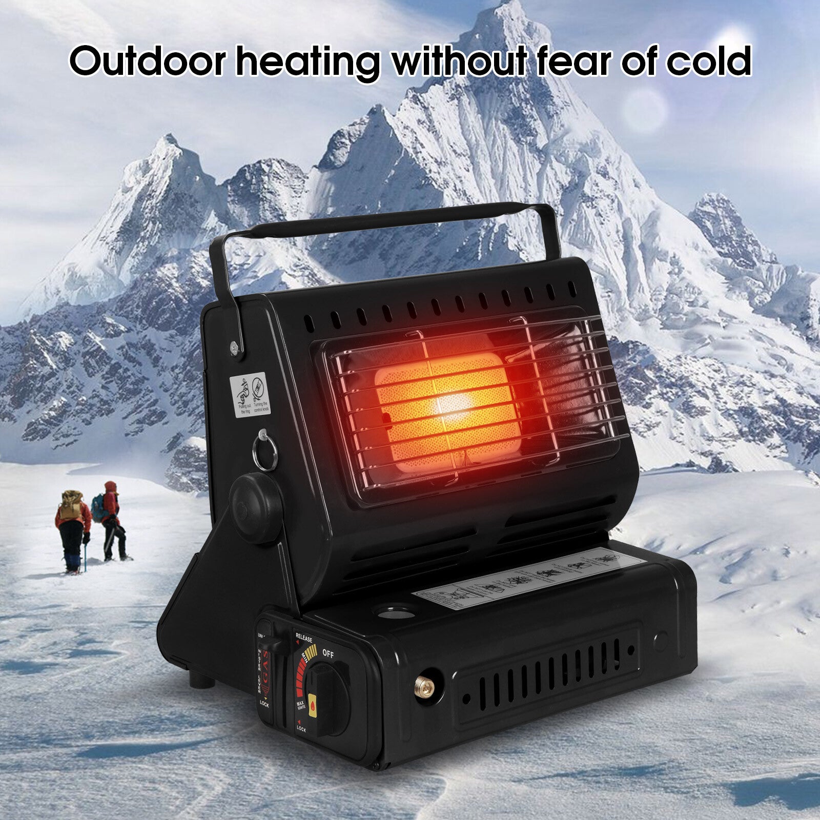 Portable Butane Gas Heater Cooker Camping Tent Outdoor Hiking Camper Survival AU