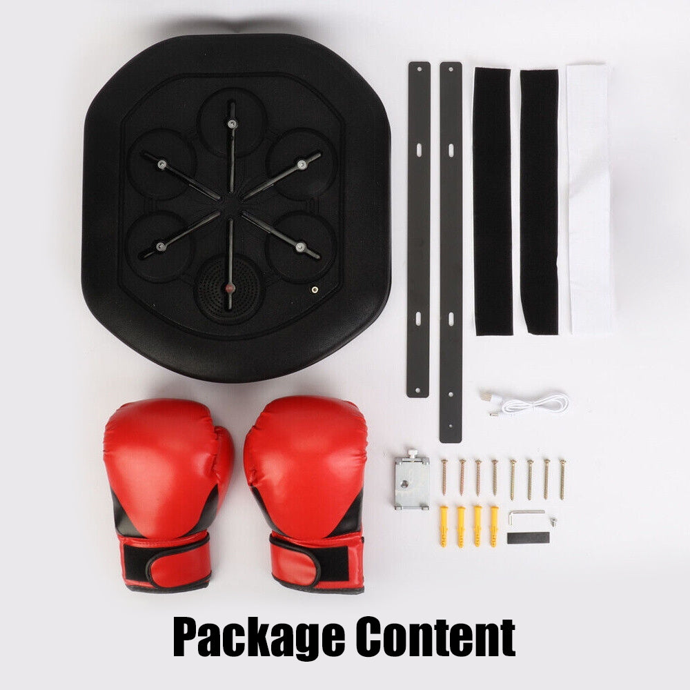 Multi-Functional Boxing Wall Target with Gloves + APP