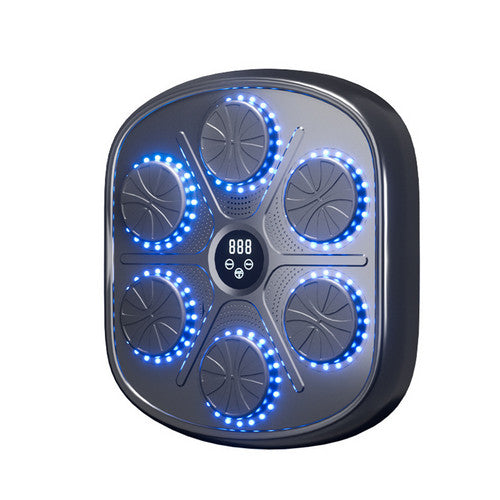 LED Music Boxing Machine with Bluetooth, Gloves, Wall-Mount