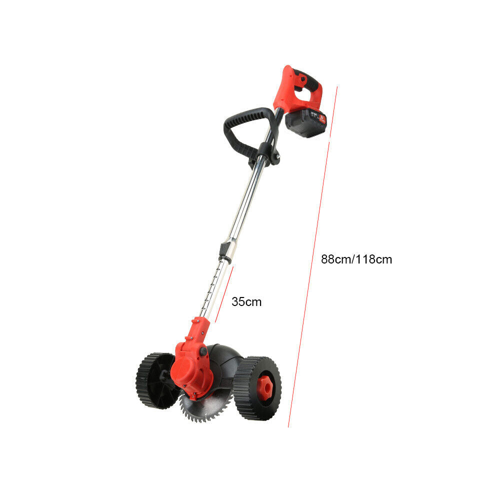 Powerful 1900W 3-in-1 Cordless Trimmer & Brush Cutter with 2 Batteries