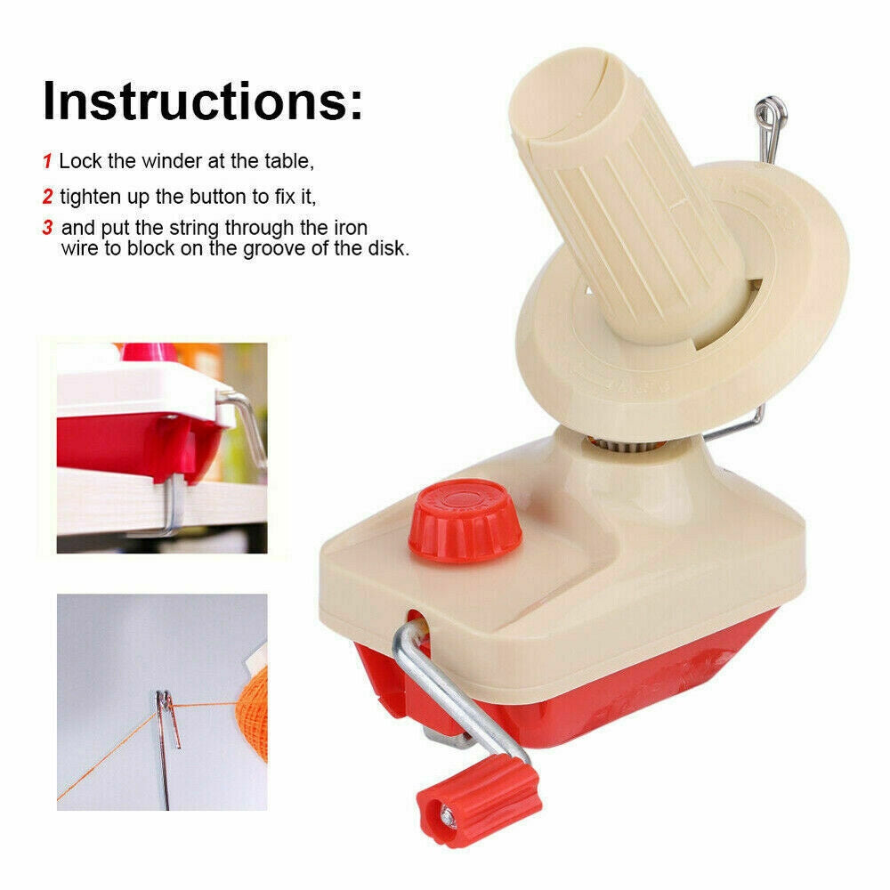 Low Noise Swift Yarn Winder Holder Machine - Hand Operated