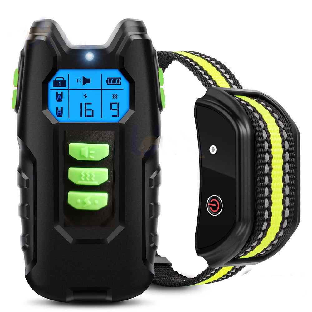 IP67 Waterproof Electric Dog Training Collar, Sound, Vibration, USB Rechargeable, 1000m Range