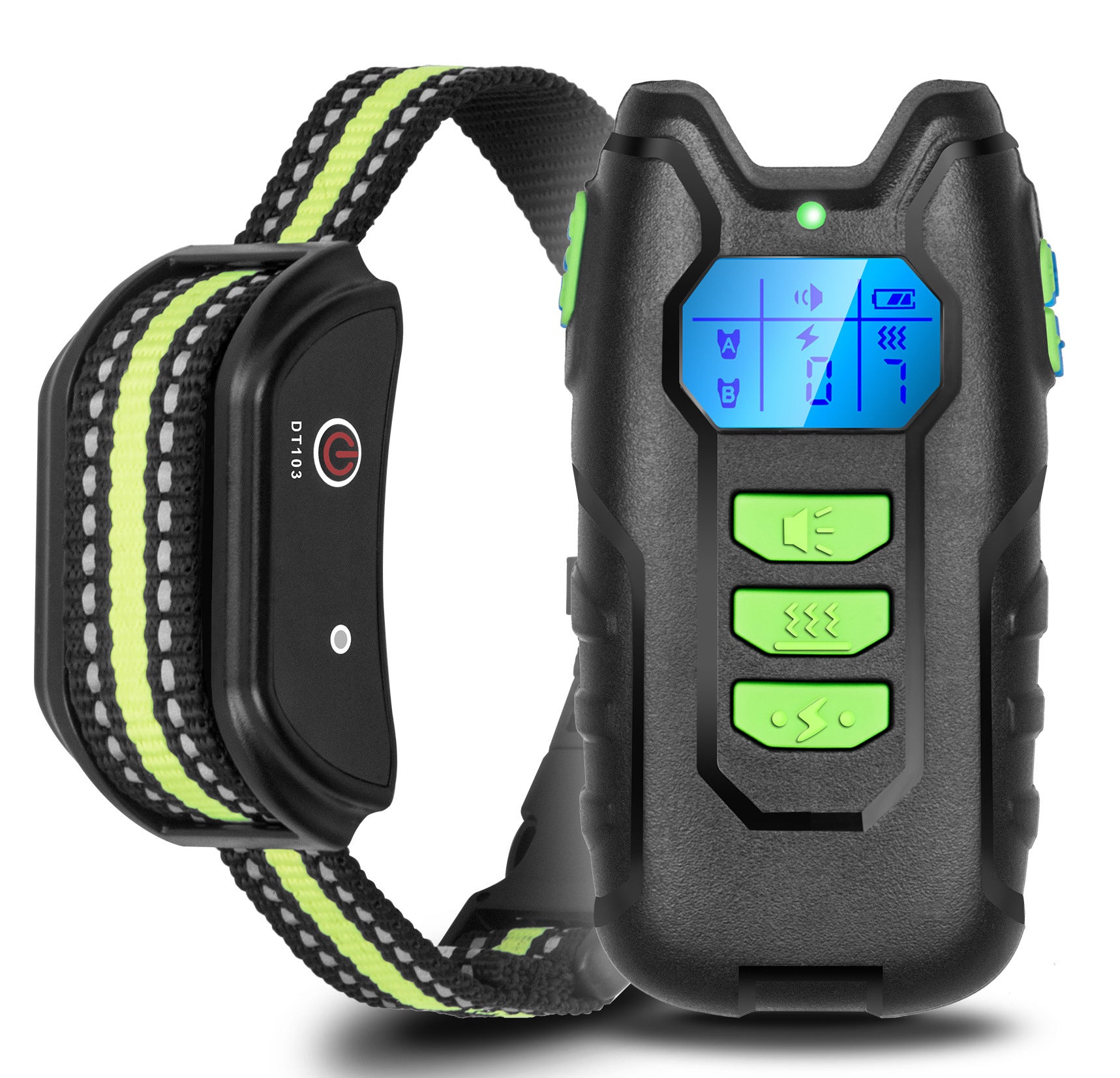 IP67 Waterproof Electric Dog Training Collar, Sound, Vibration, USB Rechargeable, 1000m Range