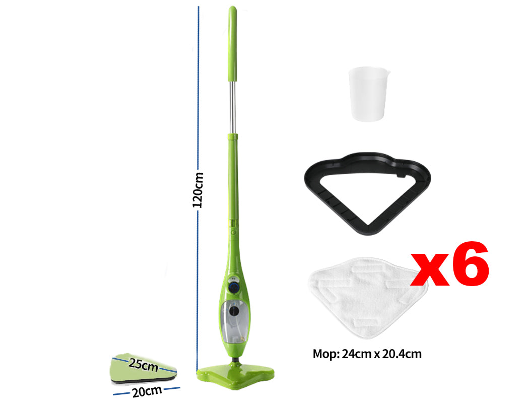 High Pressure 1300W Steam Mop, 300ml Tank, IPX4