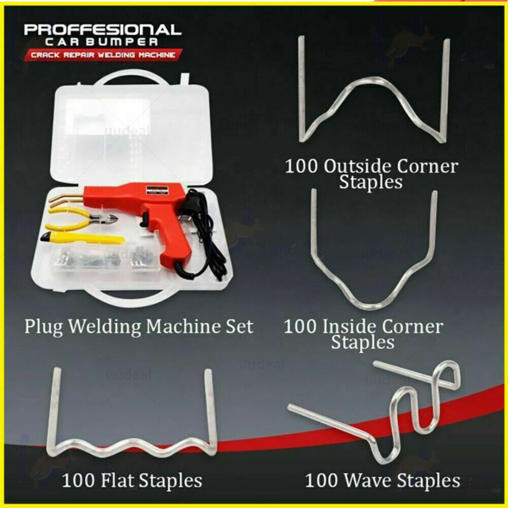 Handheld Plastic Welder Kit, 2200pcs Staples, Bumper Repair