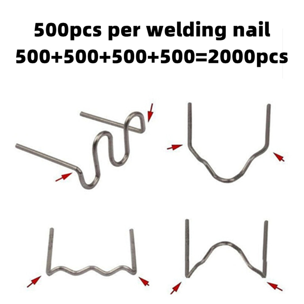 Handheld Plastic Welder Kit, 2200pcs Staples, Bumper Repair