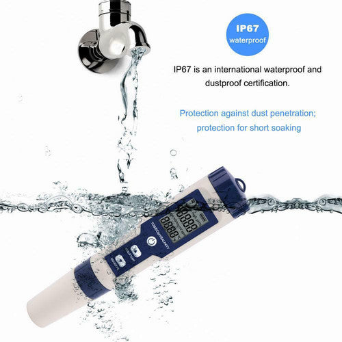 Multifunctional 7-in-1 Water Quality Tester + Skimmer Set