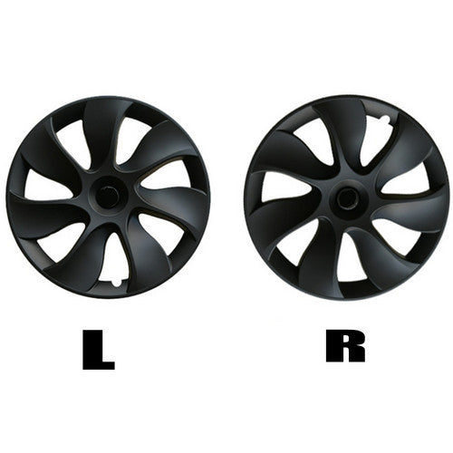 Matte Black 19" Wheel Covers & Mud Flaps for Tesla Model Y