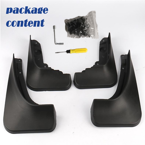 Enlarged TPE Mud Flaps & Console Organizer for Tesla Model Y