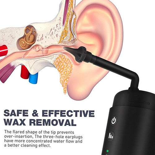 Waterproof Electric Ear Cleaner with 3 Modes & 300ml Tank